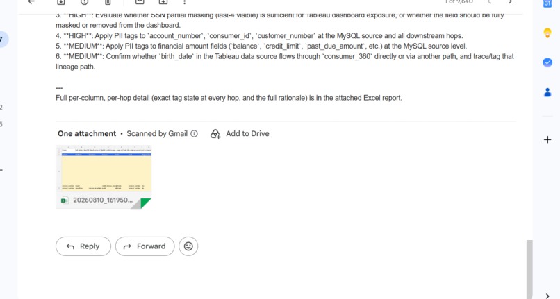 Automated PII Classification Agent – screenshot 4