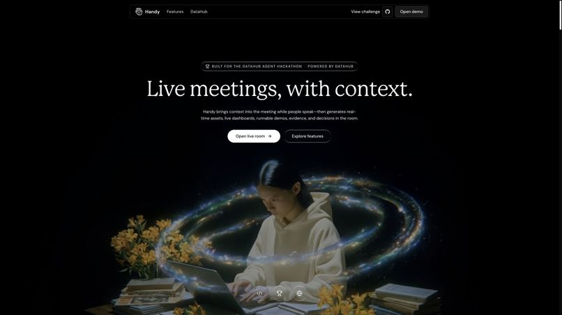 Handy: Live meetings, with context. – screenshot 2