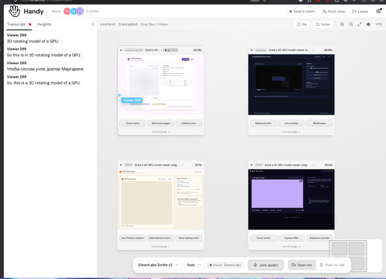 Handy: Live meetings, with context. – screenshot 6