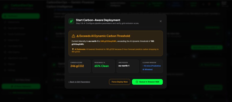 CarbonDevops – screenshot 3