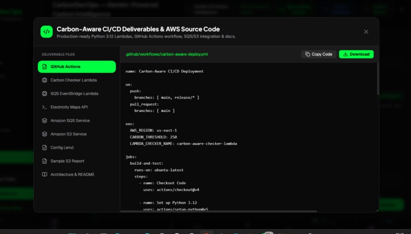 CarbonDevops – screenshot 15