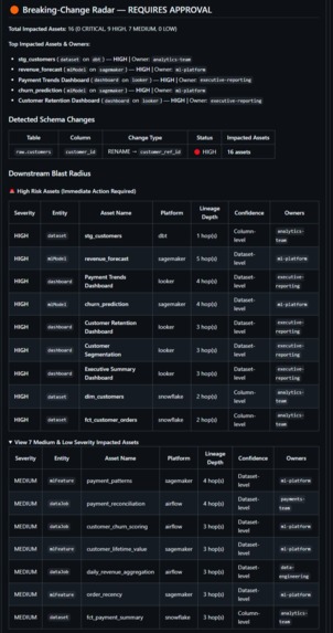 Breaking-Change Radar – screenshot 1
