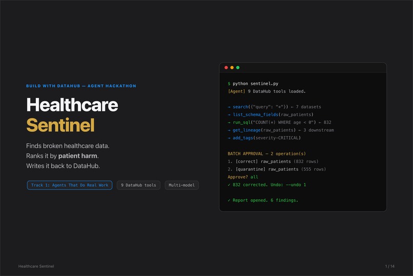 HealthCare-Sentinel – screenshot 1