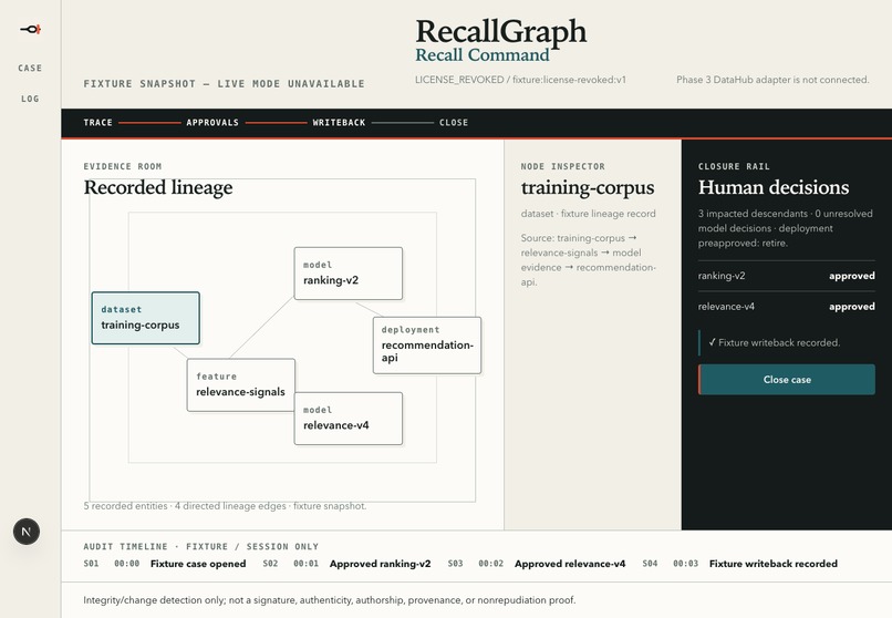 RecallGraph – screenshot 2