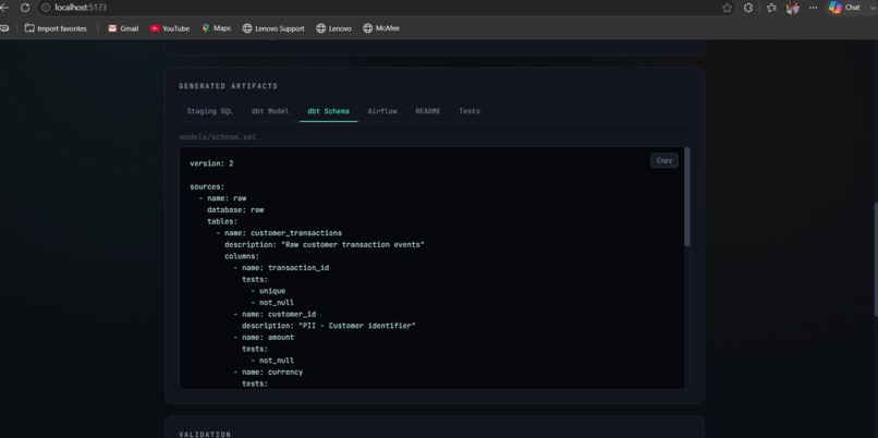 DataPilot AI : The Metadata Aware AI Data Engineer – screenshot 6