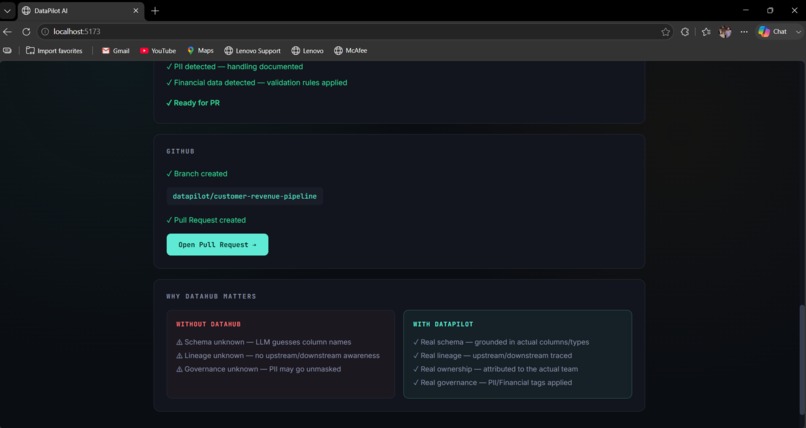 DataPilot AI : The Metadata Aware AI Data Engineer – screenshot 7