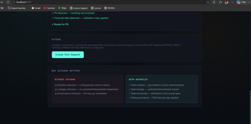 DataPilot AI : The Metadata Aware AI Data Engineer – screenshot 11