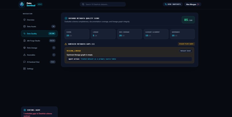 DataSentinal – screenshot 4