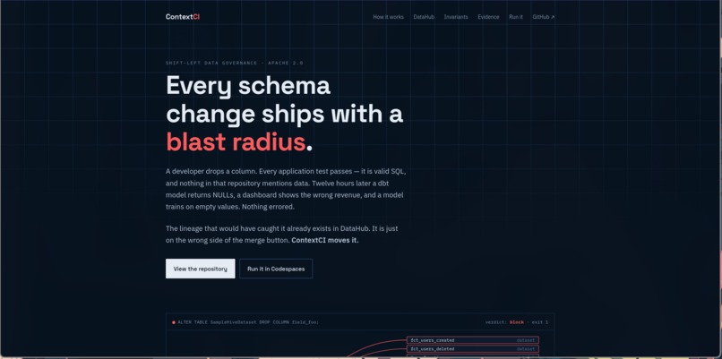 ContextCI – screenshot 2