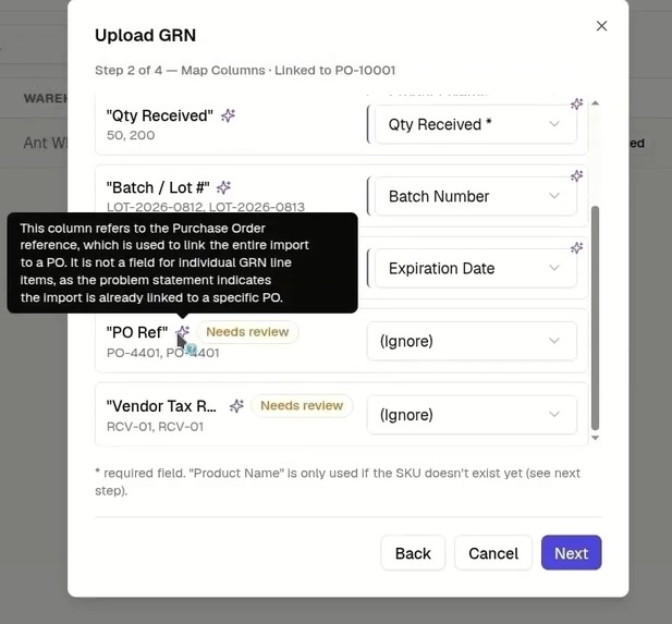 AntWMS – screenshot 2