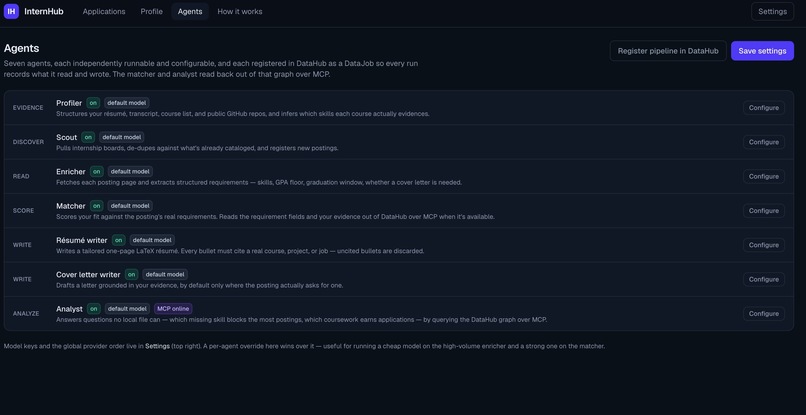 Internhub – screenshot 5