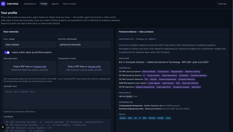 Internhub – screenshot 9