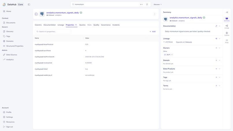 RoyaltyGraph – screenshot 5