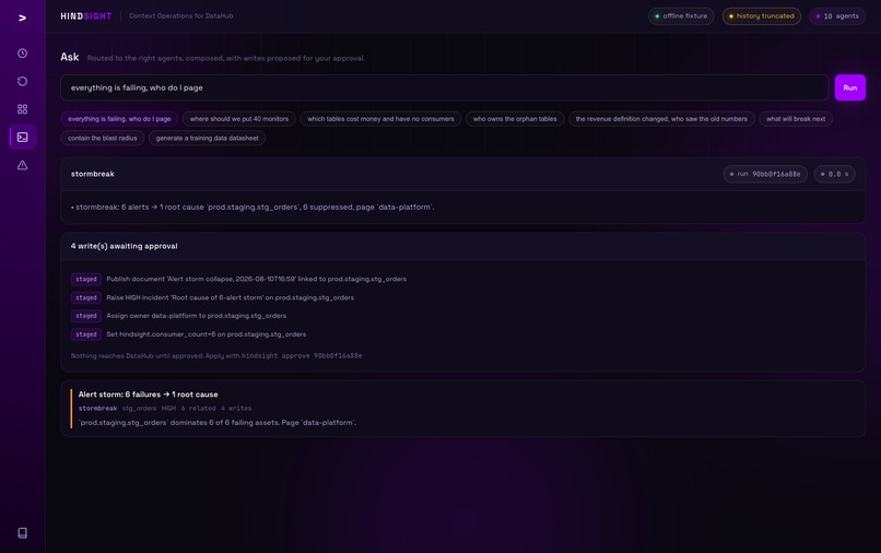 Hindsight - The Context Operations Platform for DataHub – screenshot 5