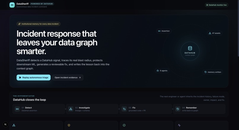 DataSheriff – screenshot 1