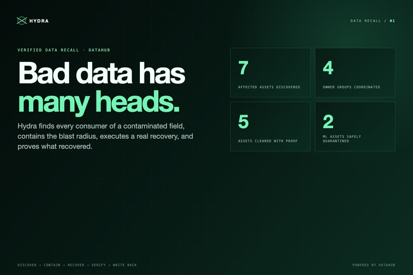 Hydra - Verified Data Recall for DataHub – screenshot 2