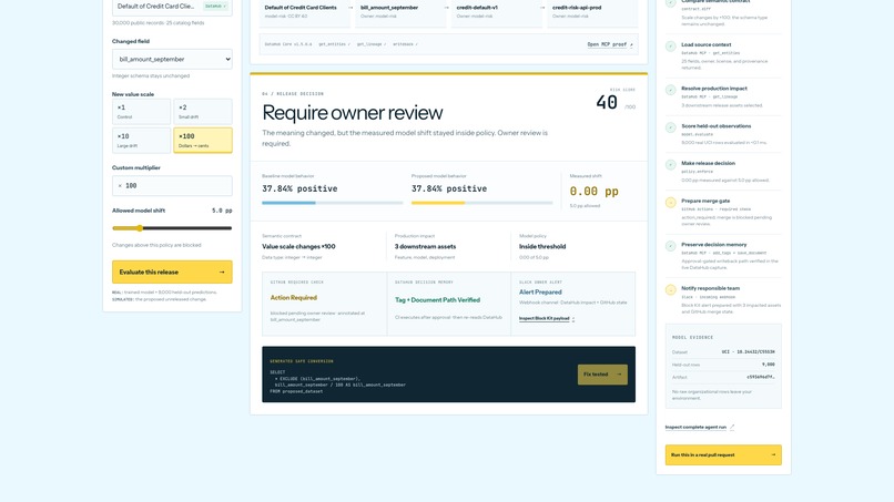 Ahead Catch bad data changes before they ship – screenshot 7