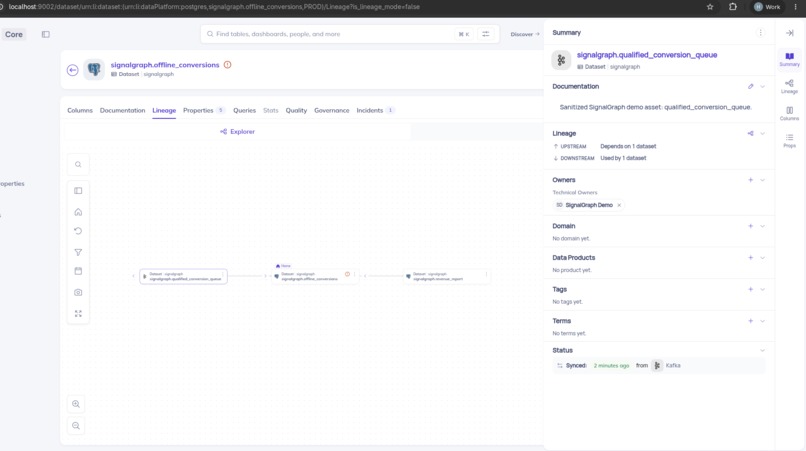 SignalGraph – screenshot 1