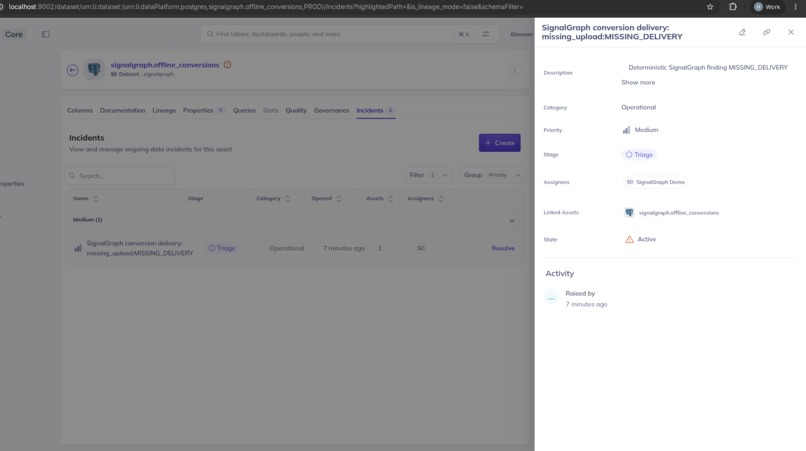SignalGraph – screenshot 2