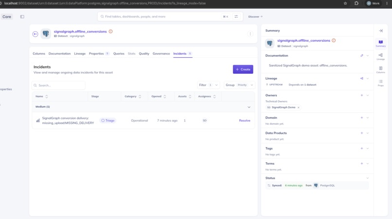 SignalGraph – screenshot 3