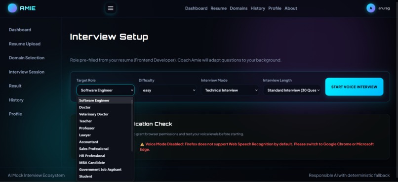 InterviewAI — AI-Powered Mock Interview Agent – screenshot 4