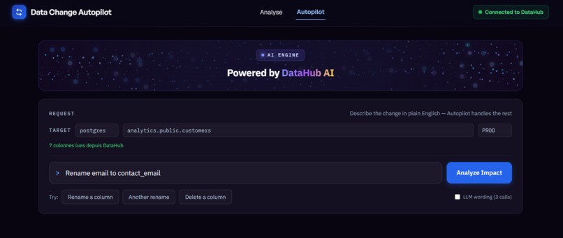 Data Change Autopilot – screenshot 2