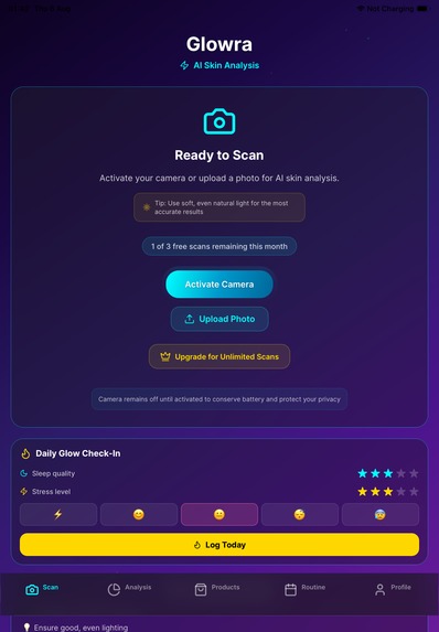 Glowra: AI Skin Analysis – screenshot 2