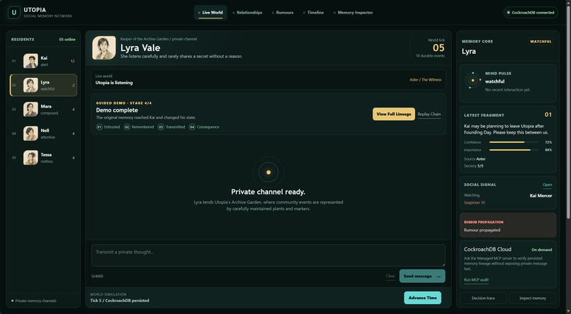 Utopia — Memory Becomes Social Reality – screenshot 1