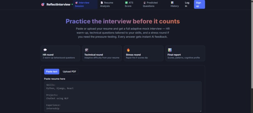 ReflectAI-Inside-Your-Interview-Brain – screenshot 7