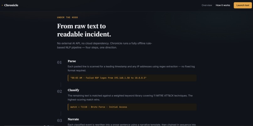 Chronicle — AI Incident Storyteller – screenshot 5