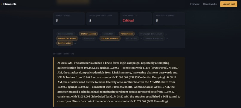Chronicle — AI Incident Storyteller – screenshot 8