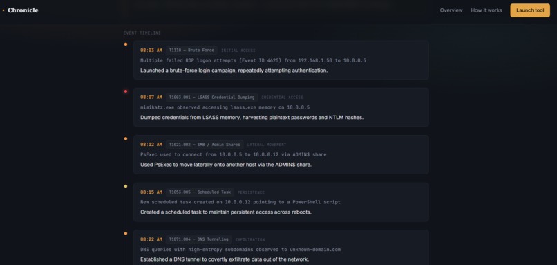 Chronicle — AI Incident Storyteller – screenshot 9