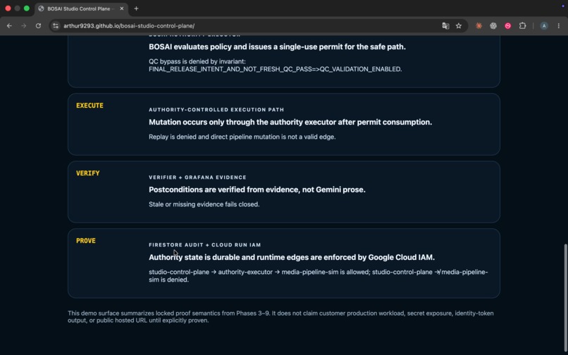 BOSAI Studio Control Plane – screenshot 3