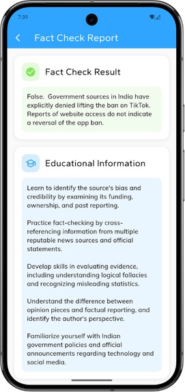 Fact Checker AI – screenshot 3