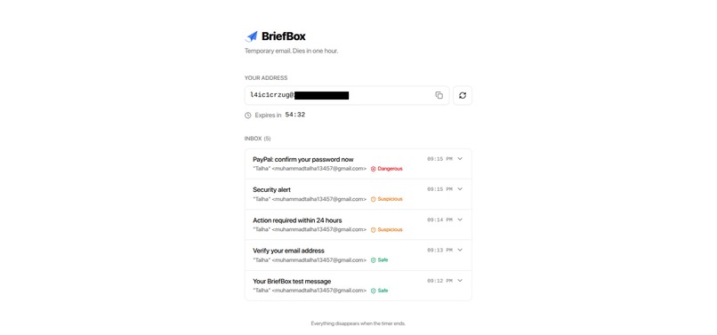 BriefBox – screenshot 1