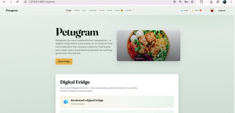 Petugram — Cook. Discover. Share. Waste Less. – screenshot 1