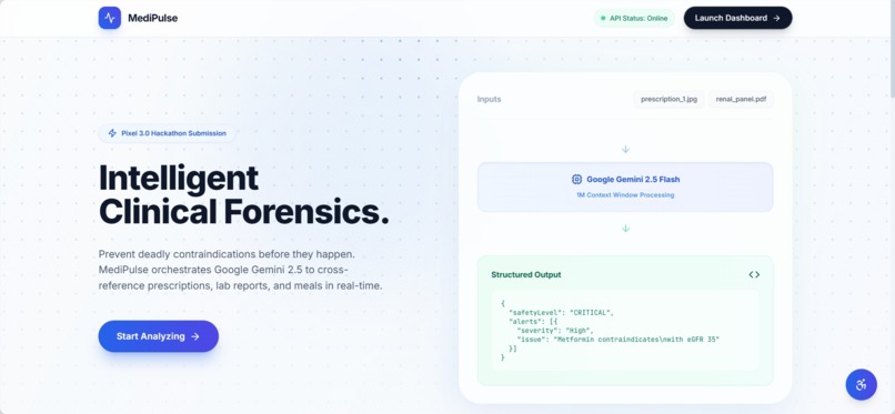 MediPulse: Clinical Forensics Engine – screenshot 1