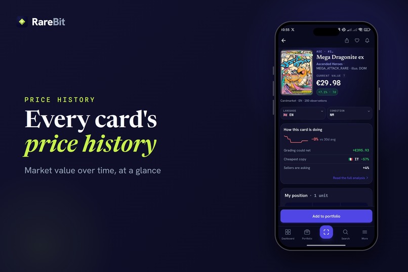 RareBit — TCG Portfolio Tracker – screenshot 4