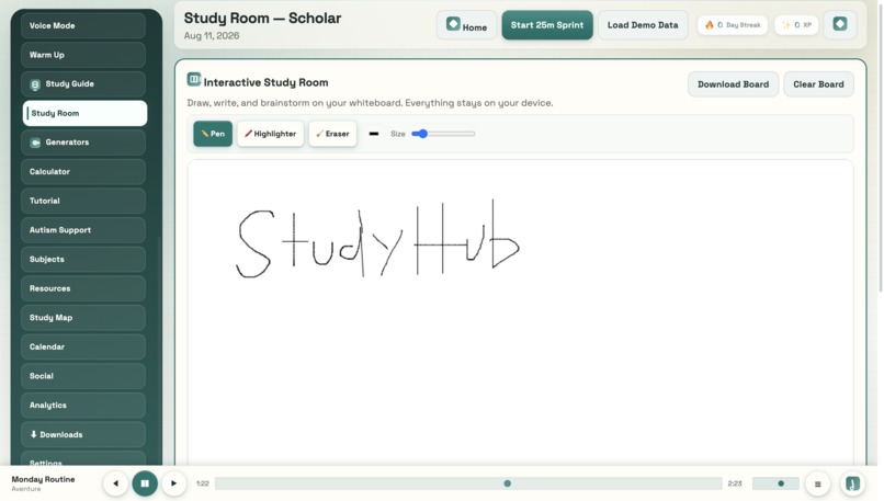 StudyHub – screenshot 1