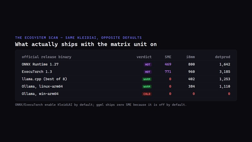 coldpath: verify your Arm binary uses the matrix hardware – screenshot 7