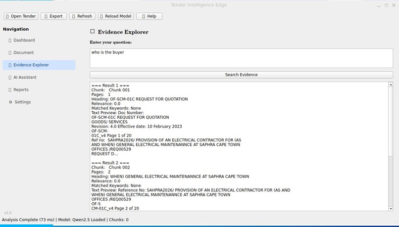 TenderGPT Edge – screenshot 4