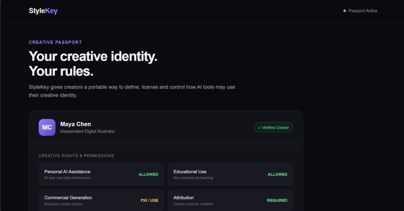 StyleKey — Creative Passport – screenshot 6