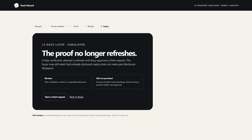 Track Record – screenshot 1