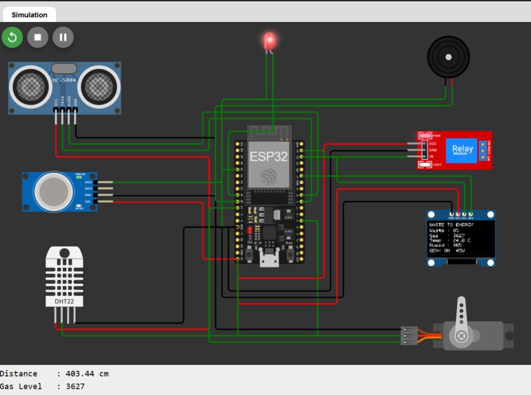 smart organic waste to electricity generation system – screenshot 2