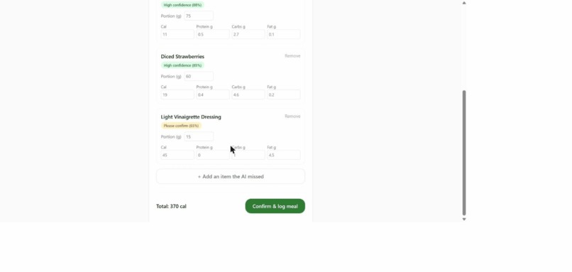 NutriLens AI – screenshot 2