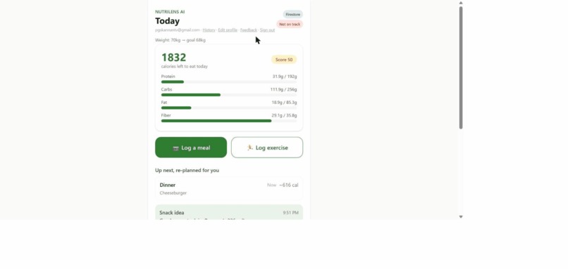 NutriLens AI – screenshot 3