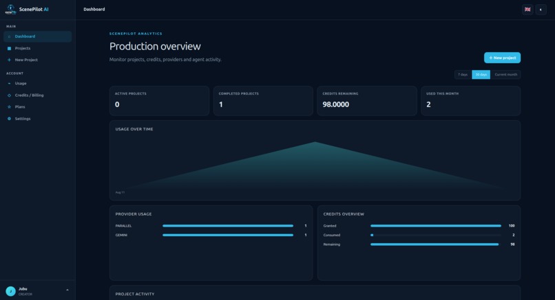 ScenePilot AI – screenshot 1