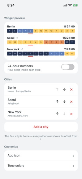 Hourlines – screenshot 3