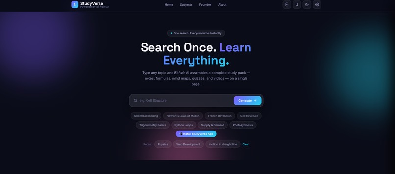 StudyVerse AI – screenshot 4