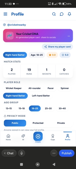 CricketNearby — AI-Powered Grassroots Cricket Platform – screenshot 2
